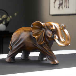 Estatueta Elefante de Resina Clássico